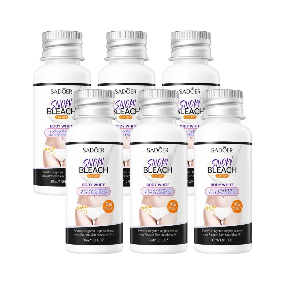 【iBloom】SADOER褪黑雪肌亮白霜30ml 6入組 (褪黑提亮 滋潤保濕 亮白肌膚)