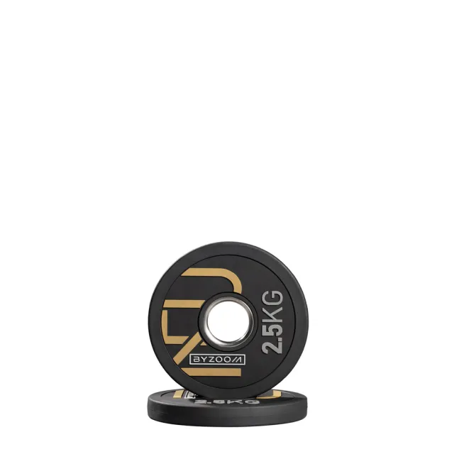 【BYZOOM FITNESS】power series 橡膠重量槓片套組(1.25KG -20KG)奧林匹克包膠槓片