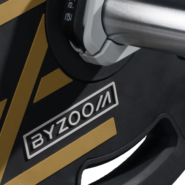 【BYZOOM FITNESS】power series 橡膠重量槓片-黑5kg(2入)奧林匹克包膠槓片