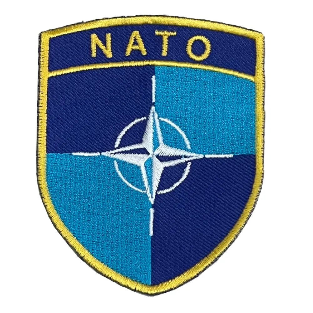 【A-ONE 匯旺】北大西洋公約組織 NATO刺繡 北約布章 貼布 布標 燙貼 徽章 肩章 識別章