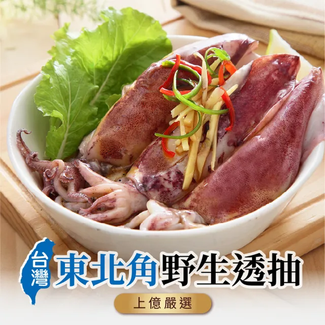 上億嚴選台灣東北角當季野生透抽