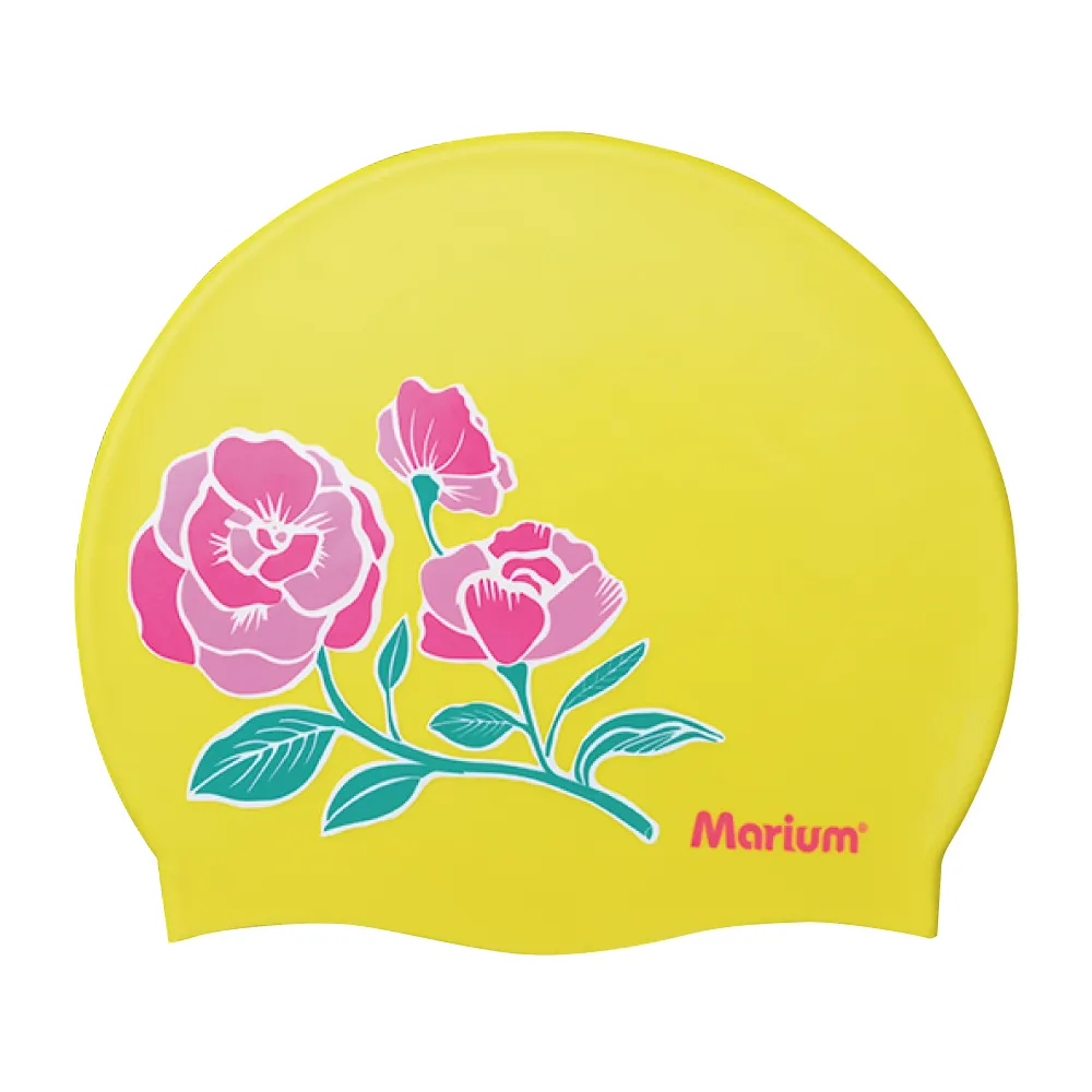 【MARIUM】矽膠泳帽-永恆薔薇(MAR-8627)