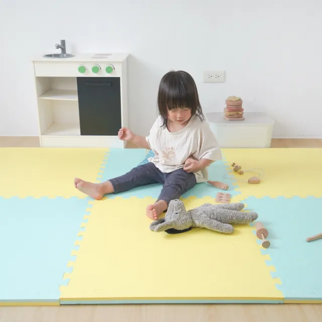 【PatoPato】兒童遊戲地墊-60cm-6片/無毒巧拼地墊/兒童地墊/遊戲地墊/厚度2cm(贈清潔液8mlX3包)