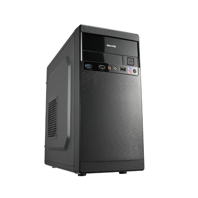 【華碩平台】i5六核{狂鯊騎士II}文書電腦(i5-12400/H610/16G/512G)
