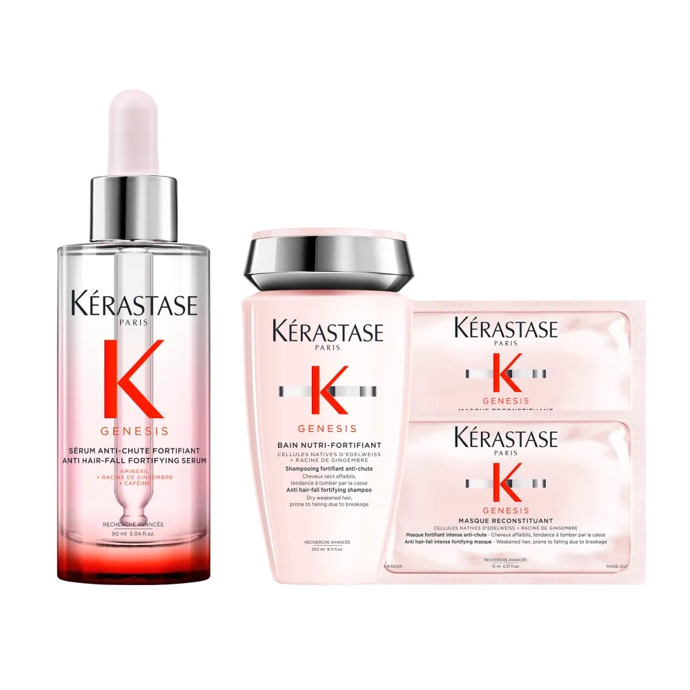 【KERASTASE 巴黎卡詩】粉漾芯生頭皮調理精華90ml(頭皮精華/頭皮保養/蓬鬆/養髮)