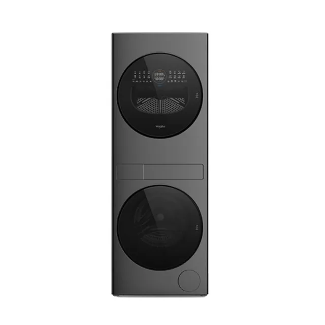 【Whirlpool 惠而浦】家電快配★第六感智能活氧洗衣塔13KG洗衣機 10KG熱泵乾衣機(XWGD131001BG)