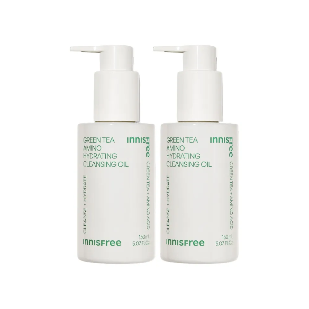 【innisfree】綠茶保濕胺基酸卸妝油150ml(共300ml/2入組)