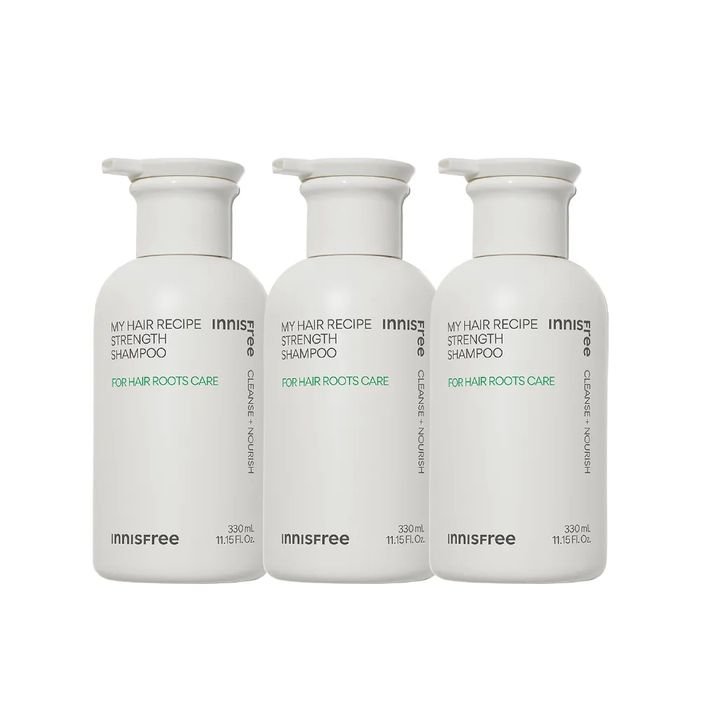 【innisfree】我的秀髮-強健修護洗髮精 330ml(3入組/強健髮根)