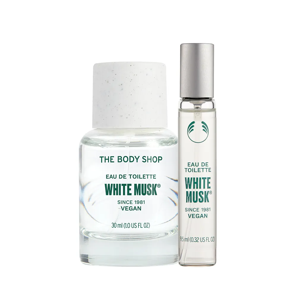 【THE BODY SHOP 美體小舖】白麝香魅力加氛組(EDT香水30ML+9.5ML)