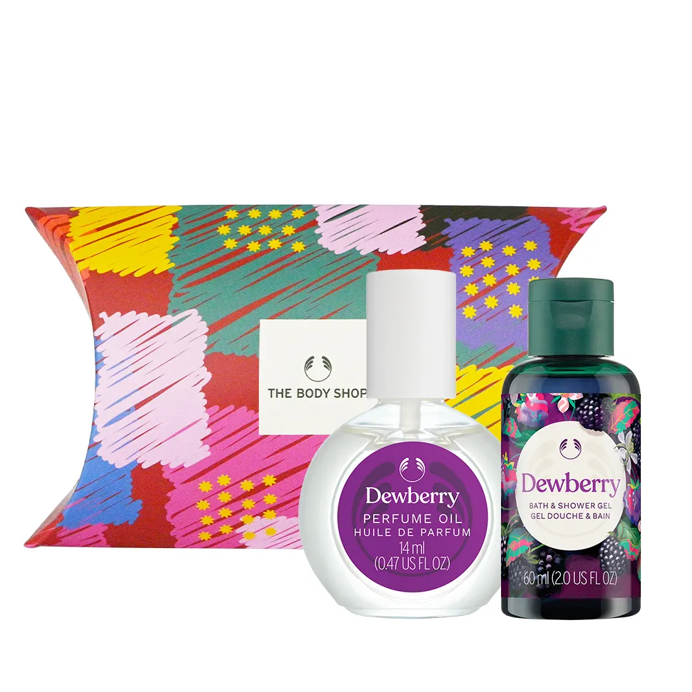 【THE BODY SHOP 美體小舖】露莓香氛療癒禮(香氛油14ml+沐浴膠60ml+禮盒)