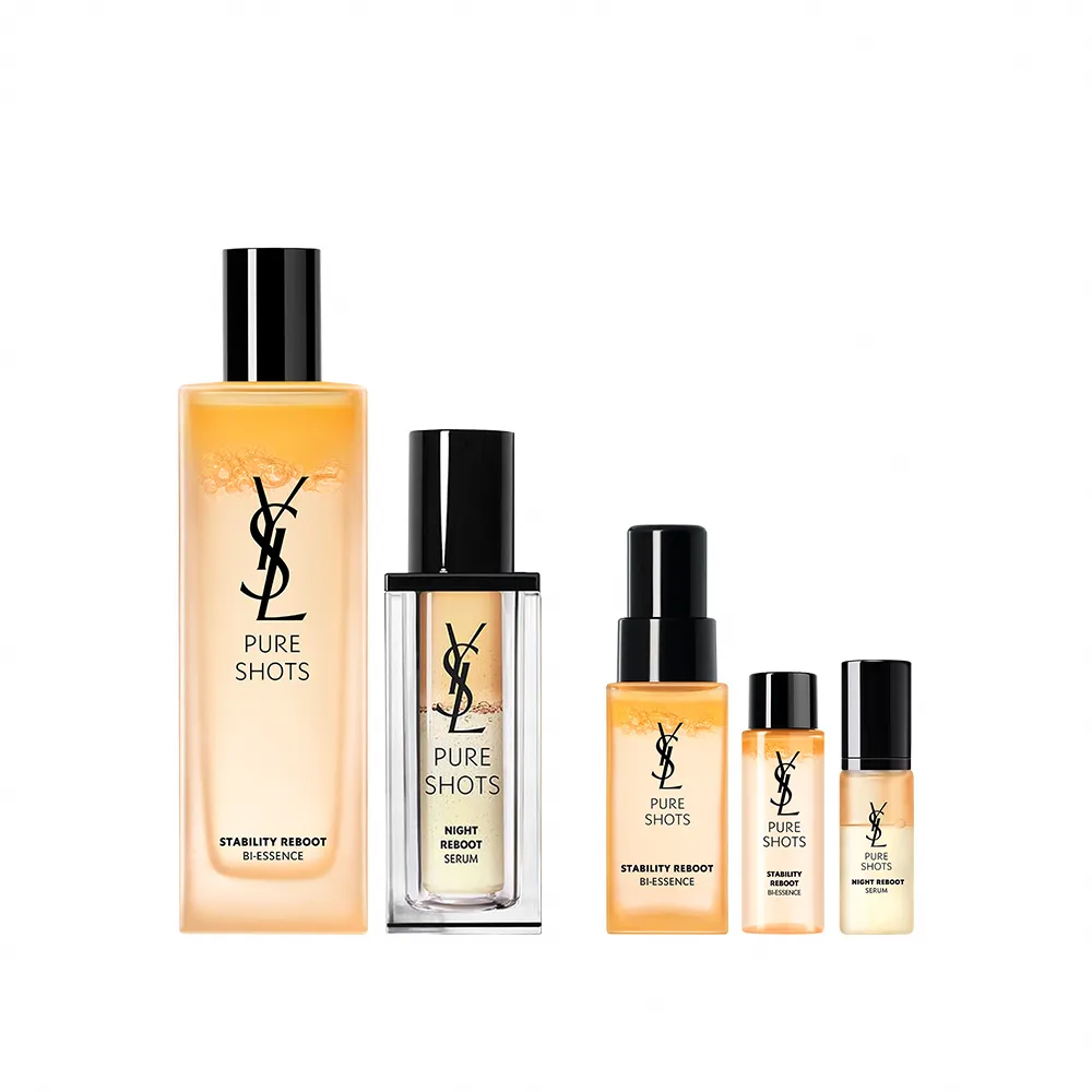 【YSL】官方直營 極效活萃調皮嫩亮組(極效活萃細緻柔膚露 150ML+仙人掌精華30ml)