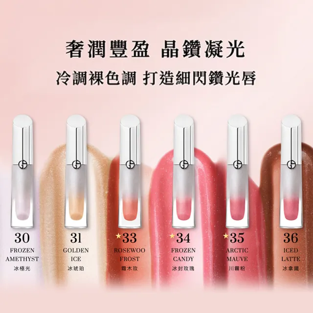 【ARMANI 亞曼尼】訂製晶潤豐唇蜜6.5ml(GA/潤唇/嘟嘟唇