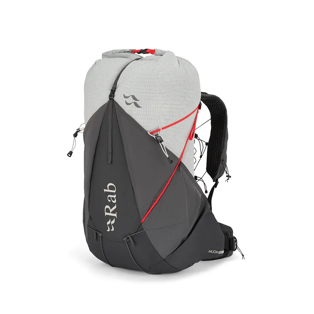 【RAB】Muon 40 輕量長途登山背包 鉛錫灰/石墨灰 40L #QAP49