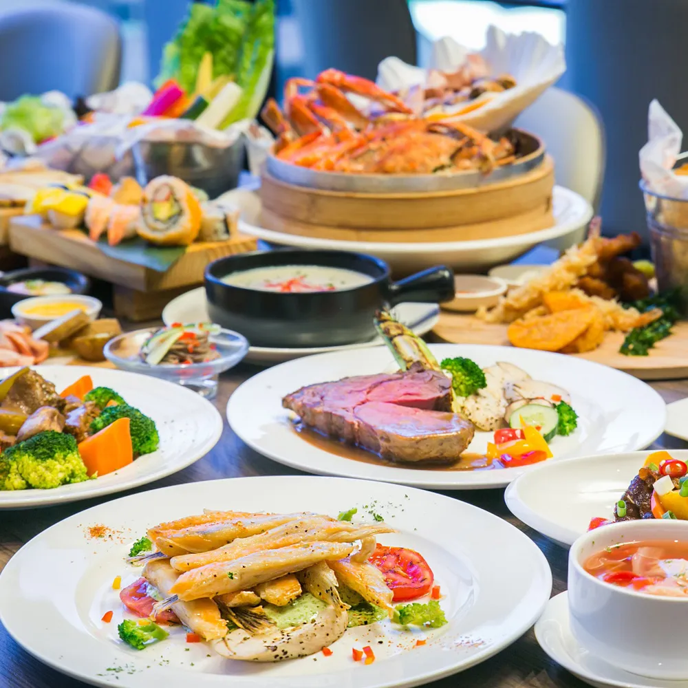 【台北凱達大飯店】9/11限搶!和牛吃到飽!百宴自助餐廳自自助式午餐券(平日晚餐+100.假日午或晚餐+300)