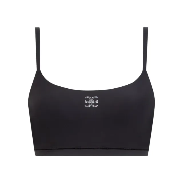 【Chantelle 仙黛爾】Soft Stretch.無痕 A-G罩杯 涼感 無鋼圈 輕運動女內衣 黑鑽.11D2_E67(超透氣觸感)