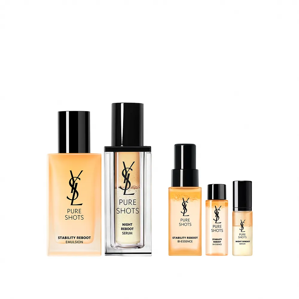 【YSL】官方直營 極速調皮仙人掌保養組(極效活萃水感穩膚乳+極效活萃夜光仙人掌超級精華)