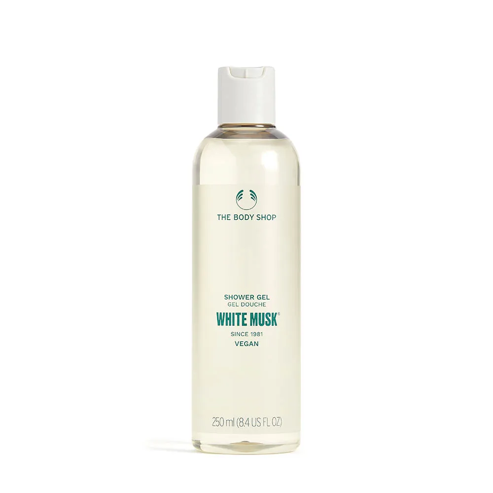 【THE BODY SHOP 美體小舖】白麝香沐浴膠-250ML(沐浴乳/香氛沐浴)
