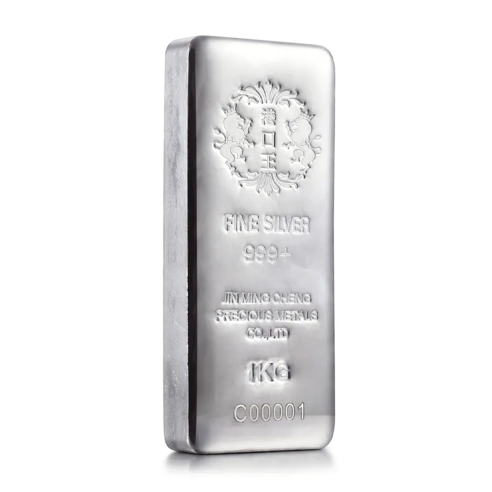 【港口王】港口王銀條1公斤(白銀條塊  重量1KG)