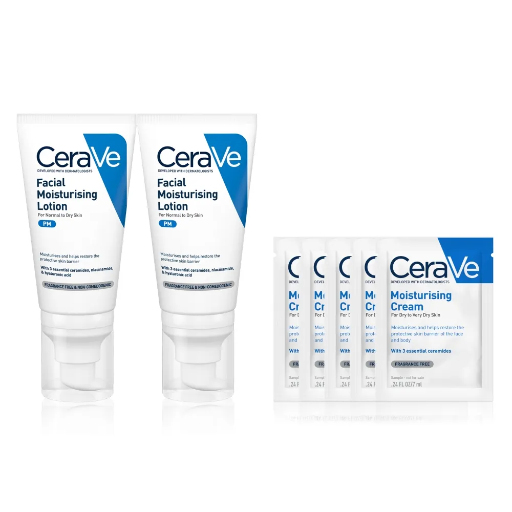 【CeraVe 適樂膚】100%超能乳液★全效超級修護乳 52ml*2(保濕修復)