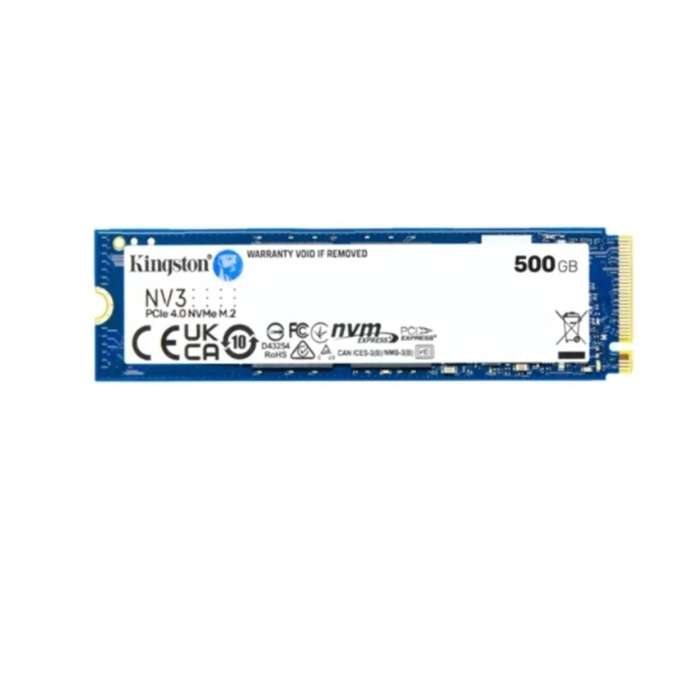 【Kingston 金士頓】500G NV3 M.2 2280 NVMe SSD(SNV3S/500G)讀5000M/寫3000M/五年保