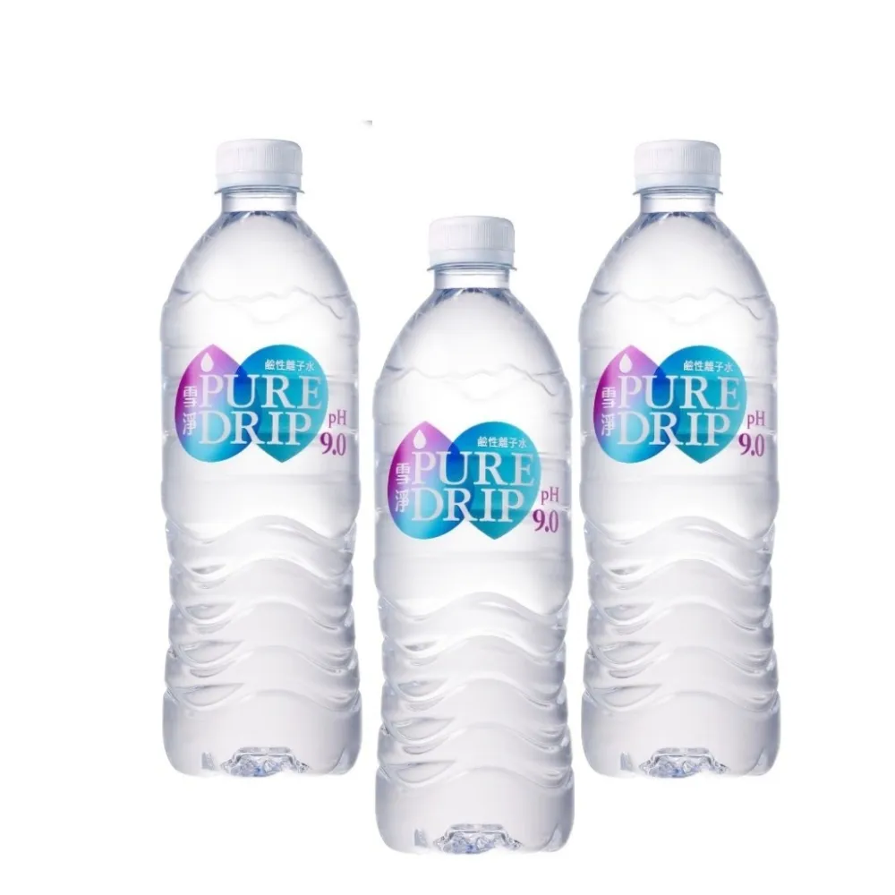 【金車/伯朗】雪淨Pure Drip鹼性離子水750mlx3箱(共60入)