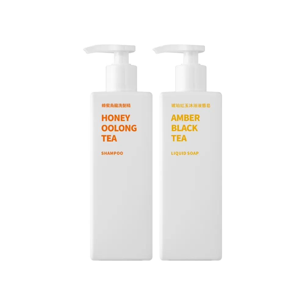 【伊聖詩】一日茶道TEAORY 飯店茶萃沐浴/洗髮系列 400ml(momo獨家/琥珀紅玉液態皂/蜂蜜烏龍洗髮精)