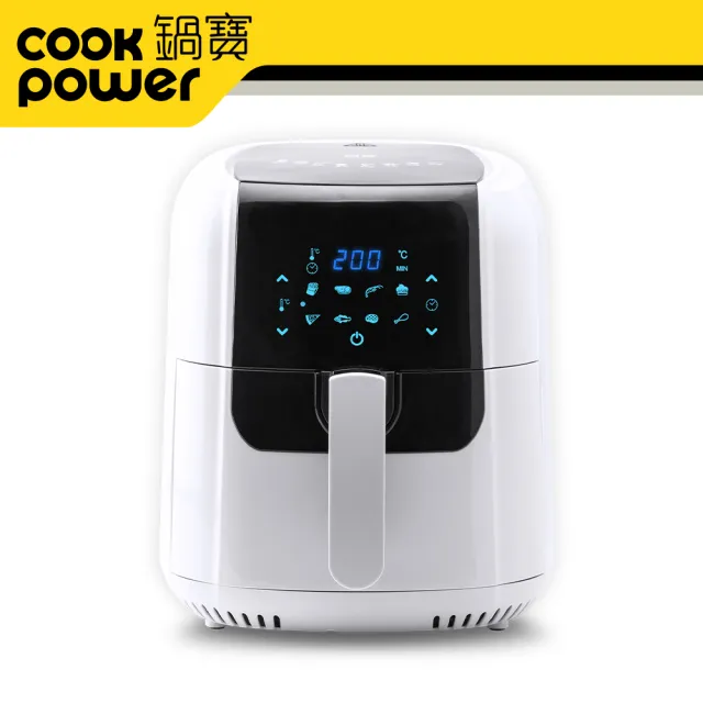 【CookPower 鍋寶】觸控健康減油氣炸鍋6L(AF-6071W)
