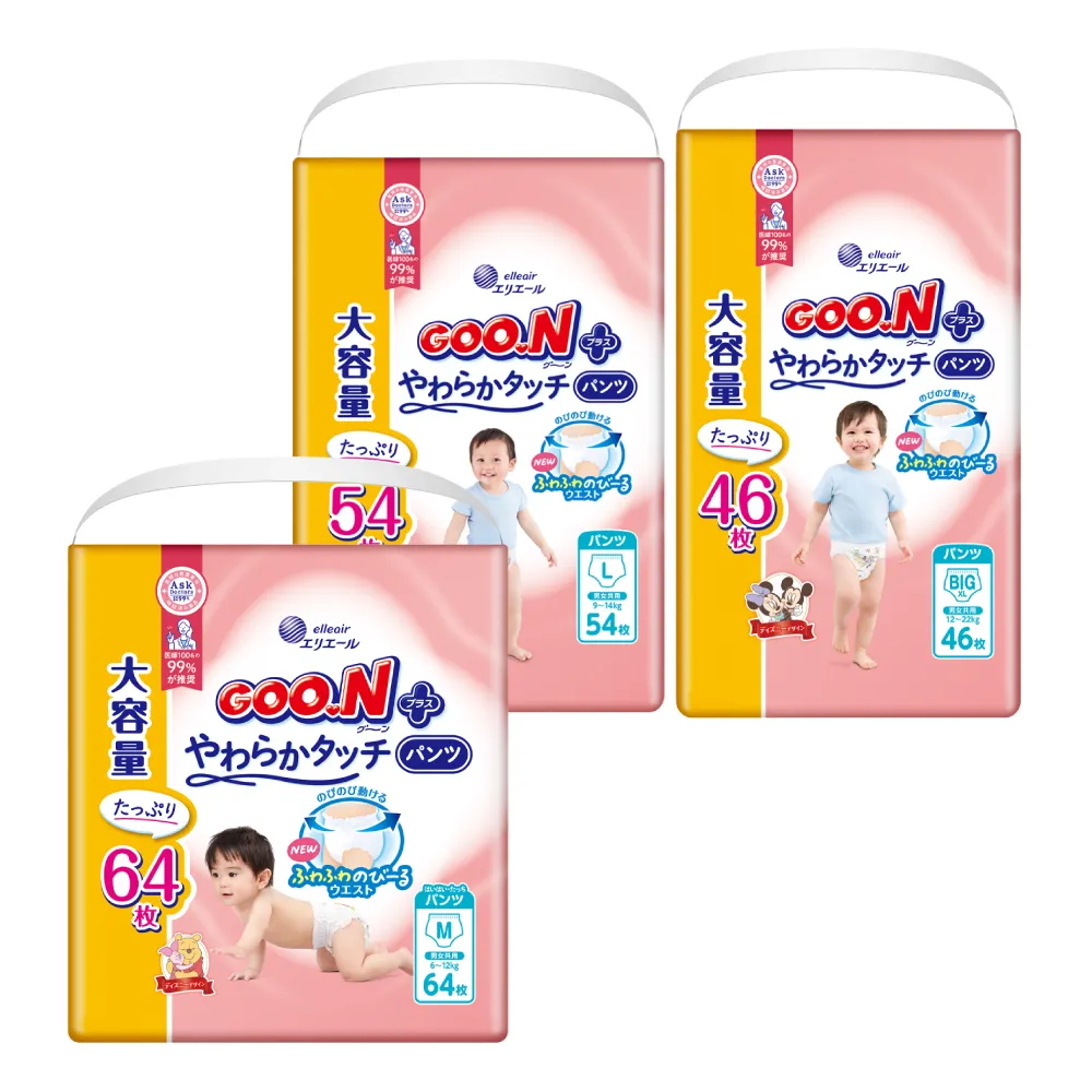 【GOO.N】日本大王境內版柔觸肌UJ系列-褲型M-XL