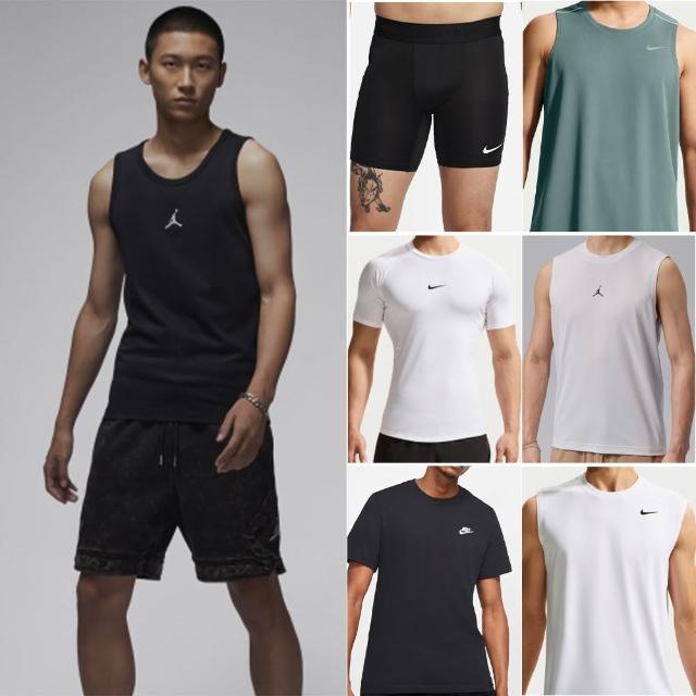 【NIKE 耐吉】服飾短袖 短褲 運動褲 上衣 T恤 背心 運動 休閒 男 女 黑白紫 多款(IB6758010&)
