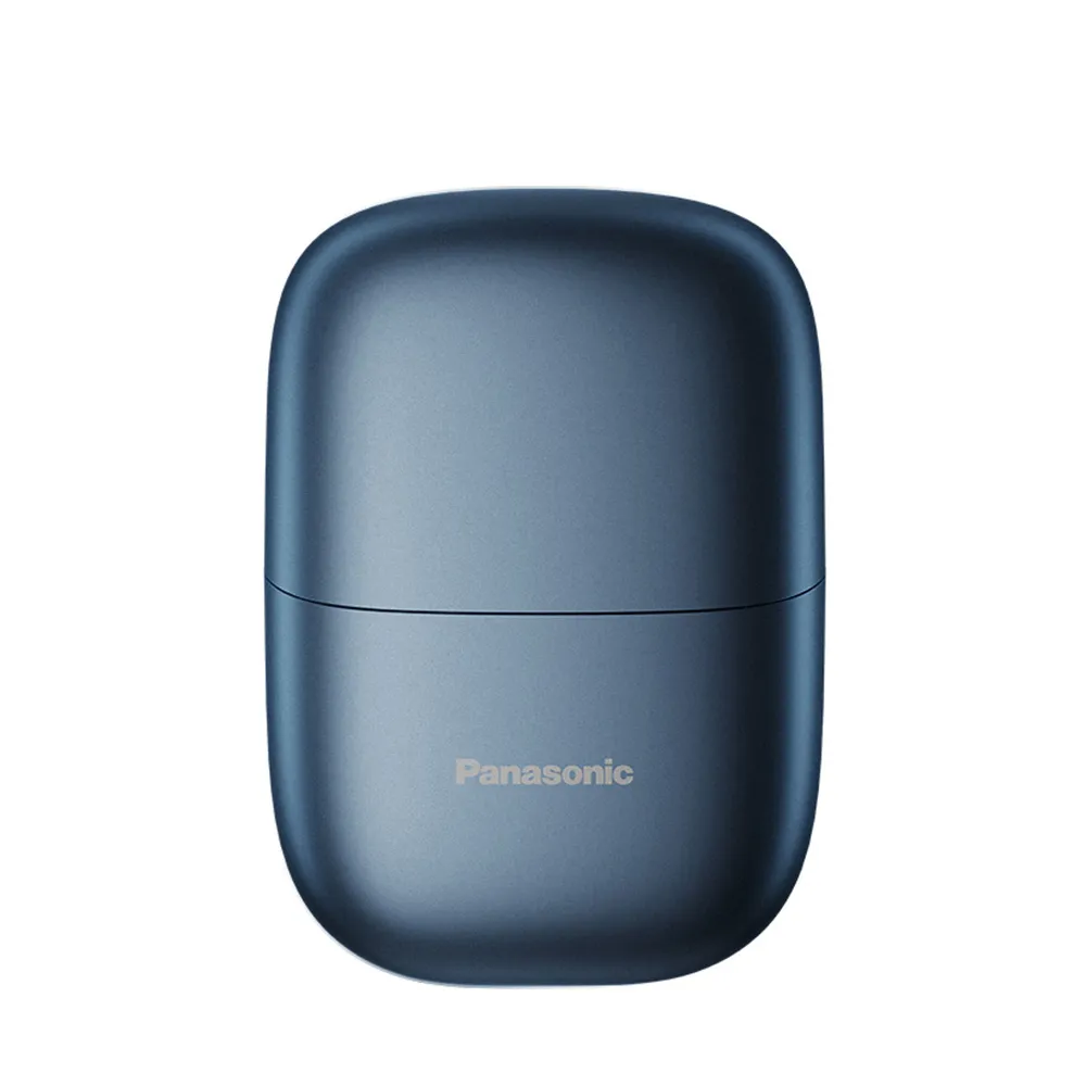【Panasonic 國際牌】掌上型2枚刃電鬍刀-單寧藍(ES-CM2B-A)