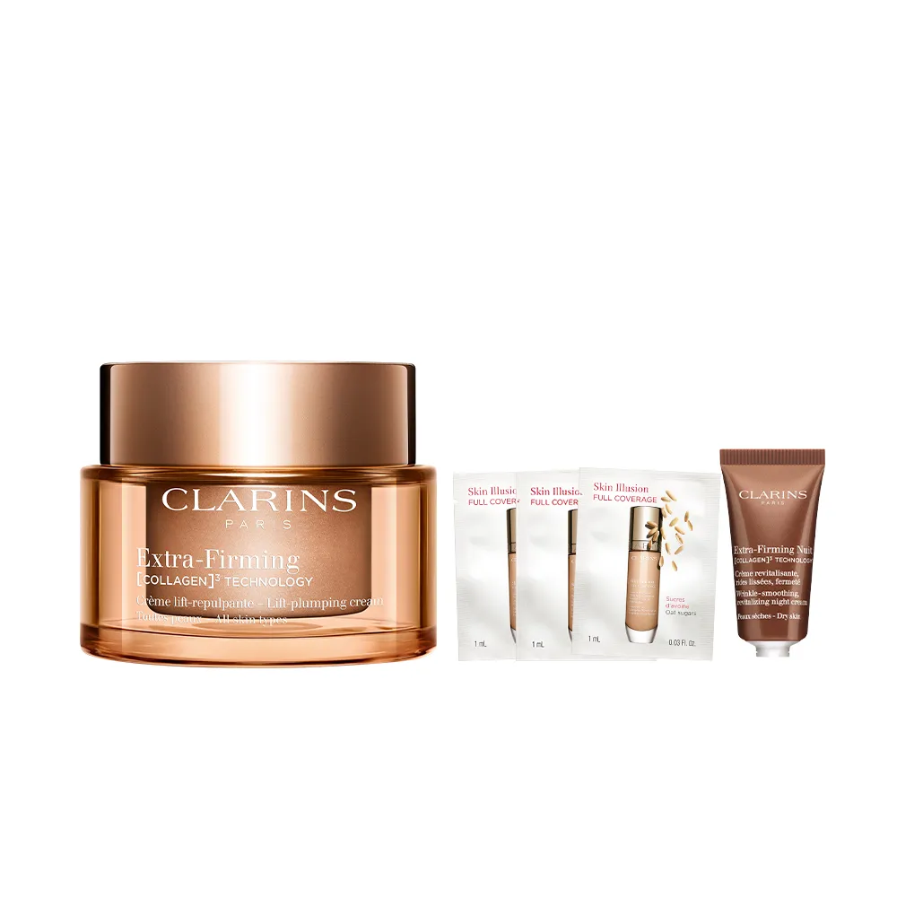 【CLARINS 克蘭詩】全新升級 煥顏緊緻膠原日霜 50ml(膠原霜/日霜/ 抗老/膠原蛋白/彈簧霜)