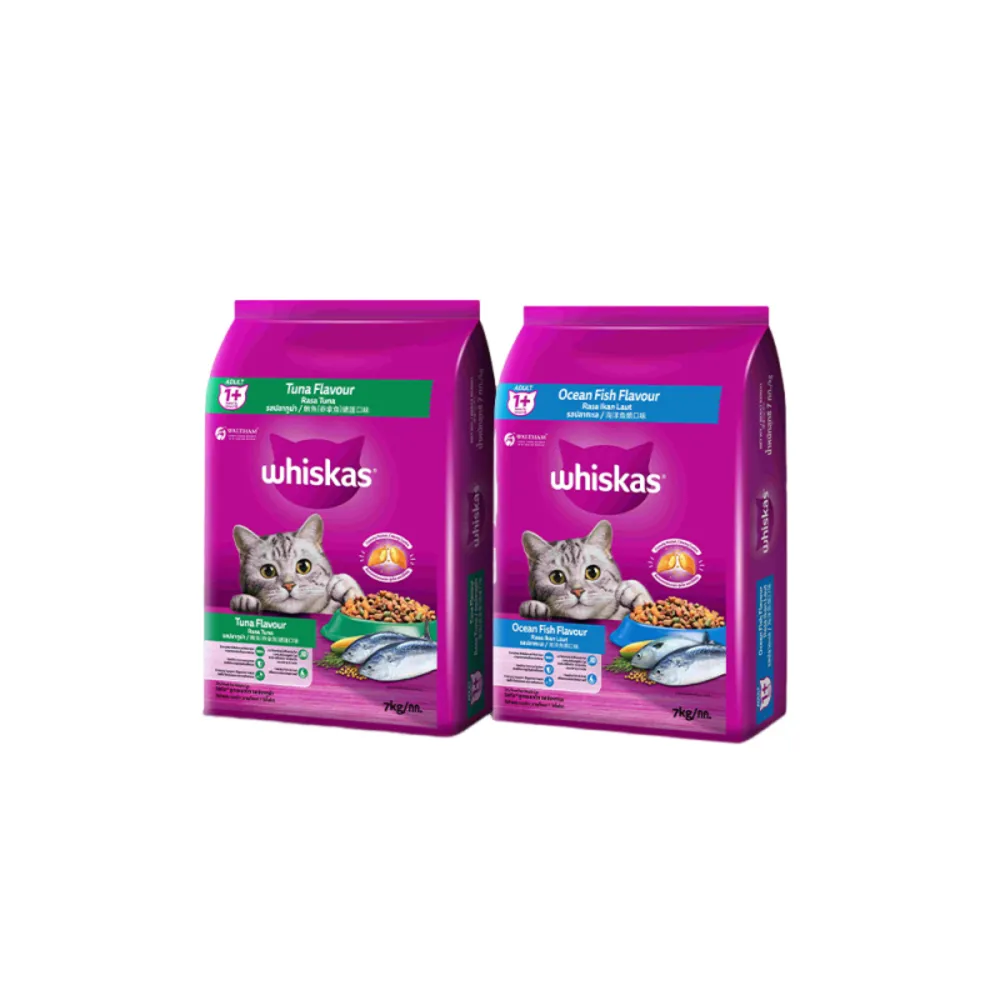 【Whiskas 偉嘉】貓乾糧 7kg*2入 大包裝 寵物/貓飼料/貓食(任選)