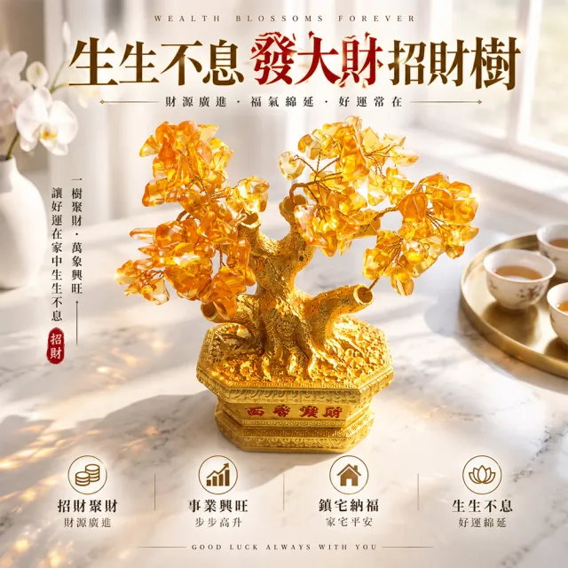 【林海陽】生生不息發大財招財樹