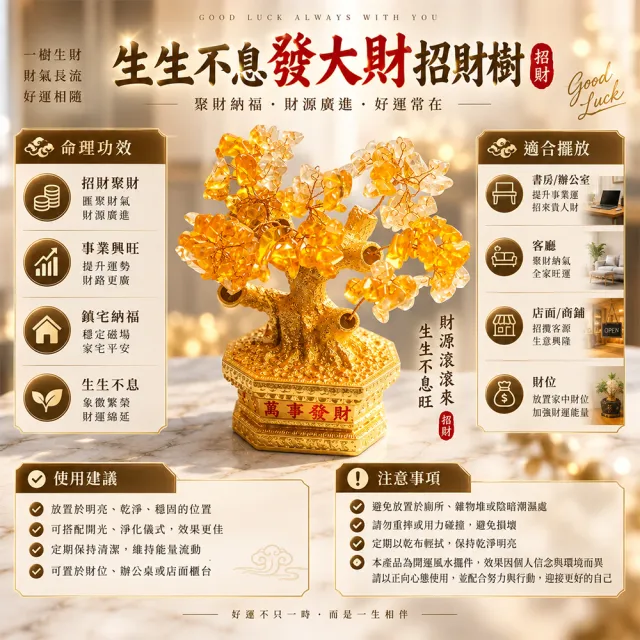 【林海陽】生生不息發大財招財樹