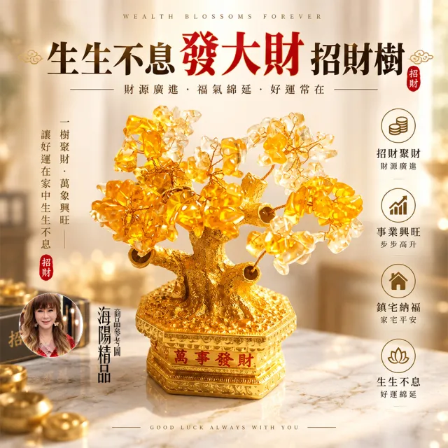 【林海陽】生生不息發大財招財樹