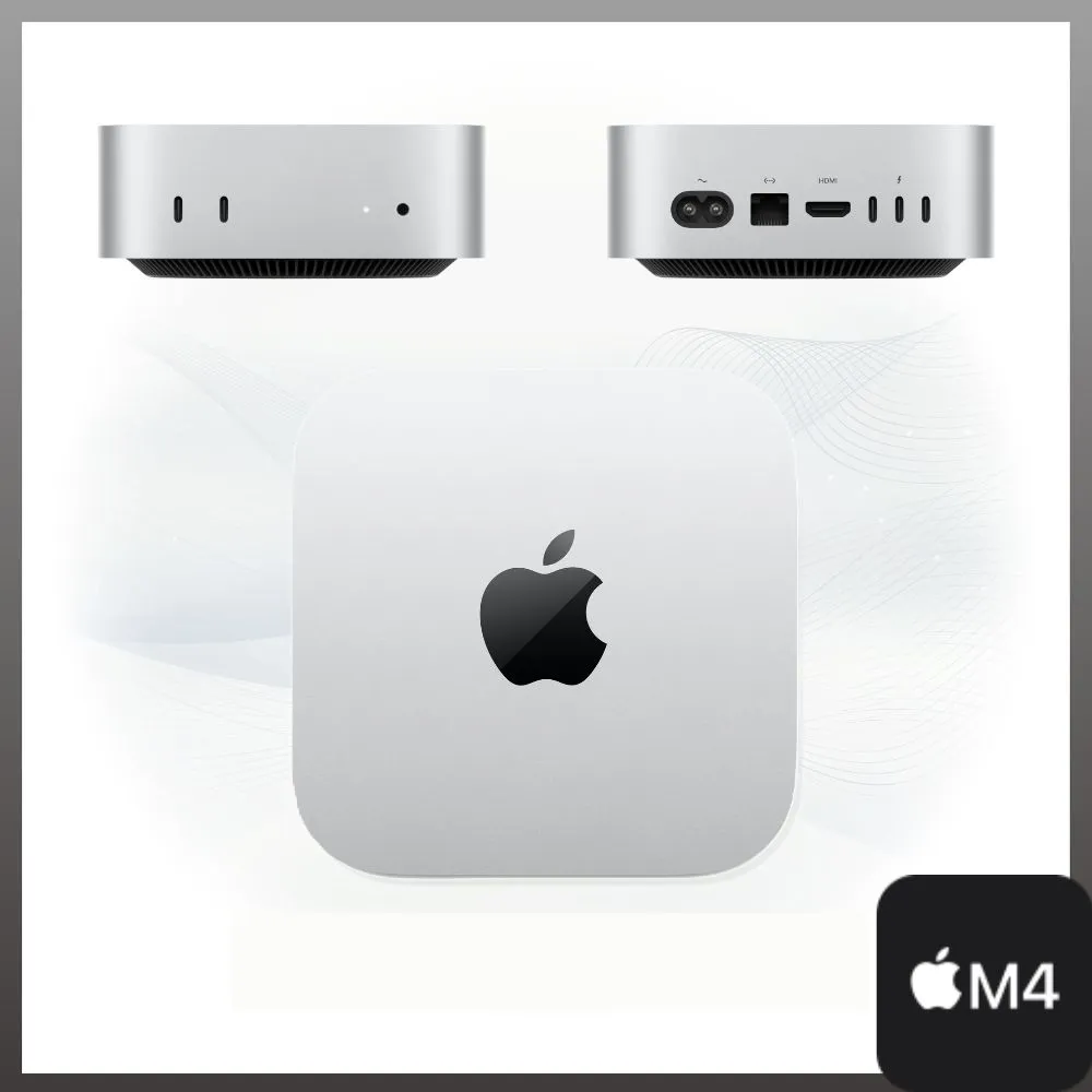 【Apple】+無線滑鼠★Mac mini M4、16G/256G SSD、10核心CPU/10核心GPU