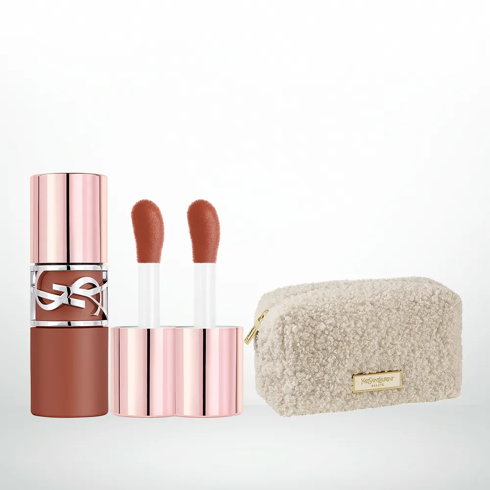 【YSL】官方直營 情挑裸吻煙霧持色唇萃2入組(任選二款/新品上市)