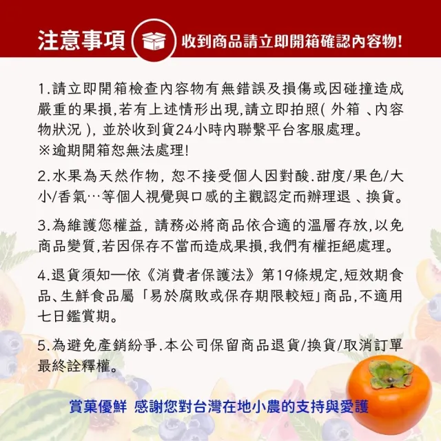 【賞菓優鮮】合歡山高海拔雲賞甜柿9A箱裝1箱(13粒/6.5斤/箱)(秋天的營養寶庫_完熟現採_產地直送)
