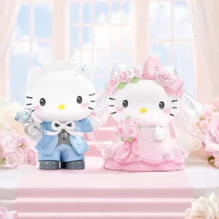 【YENDAR 研達】三麗鷗Hello Kitty&Dear Daniel世紀婚禮系列公仔盲盒[8入/中盒](浪漫婚禮)