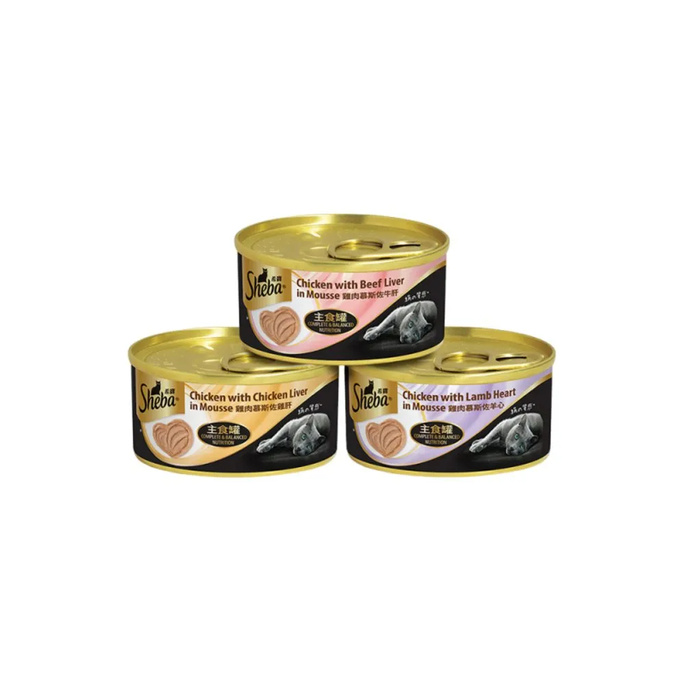 【Sheba】主食慕斯罐 70g*24入(寵物/貓罐/貓食)
