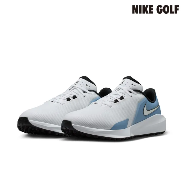 【NIKE GOLF】男女同款 Nike Infinity G 24 寬版高爾夫鞋 藍/白色(FN0565-105)