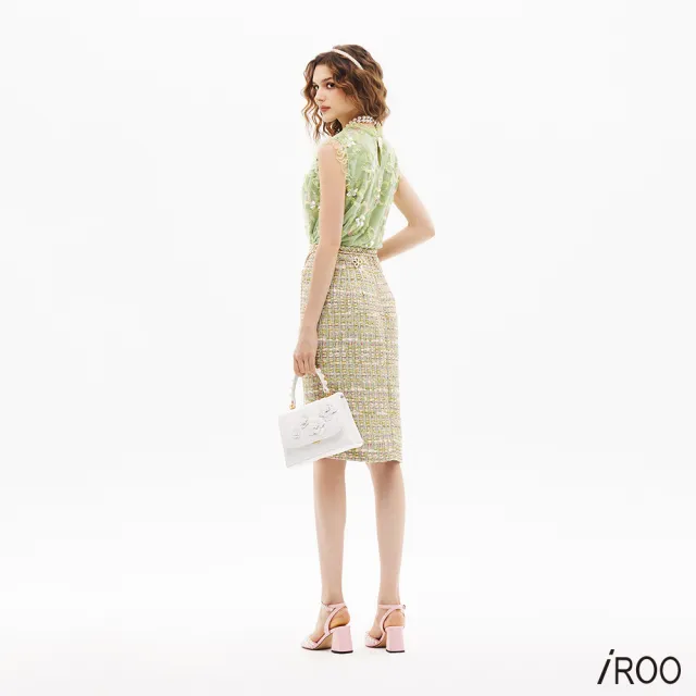 【iROO】五彩壓花亮片背心