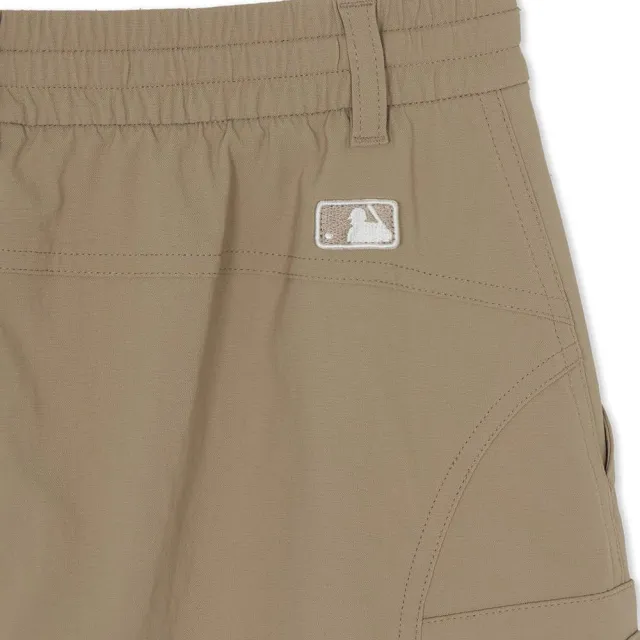 【MLB】女版抽繩工裝短裙 休閒短褲 褲裙 波士頓紅襪隊 (3FSKB0264-43BGD)