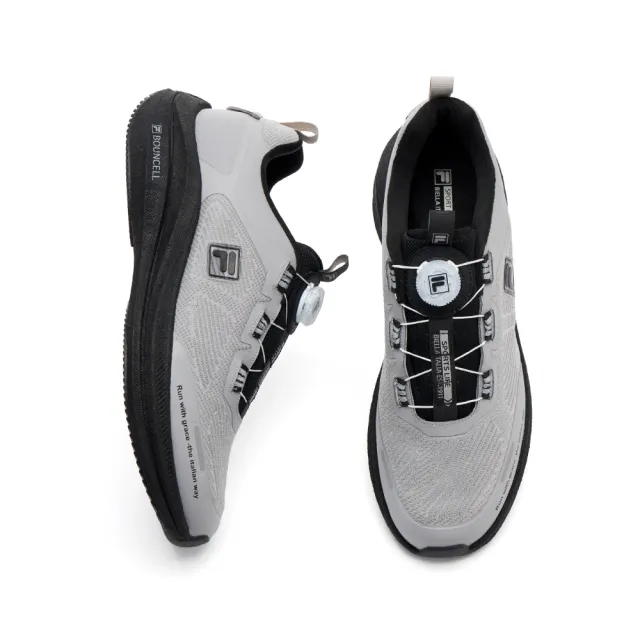 【FILA】Impulse 男慢跑鞋-灰/黑 (1-J908A-400)