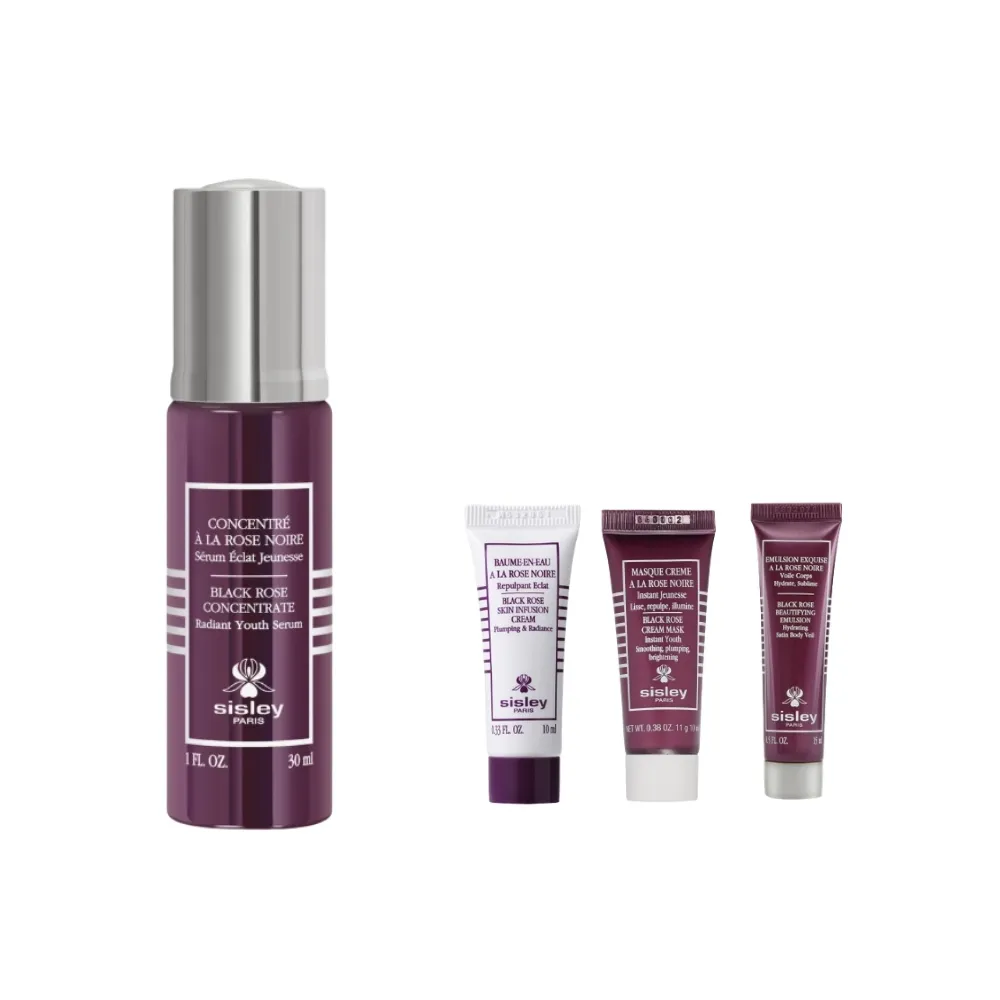 【Sisley 希思黎】官方直營 黑玫瑰彈潤水光菁萃30ml (精華液/秒滲透/一抹彈嫩/肌膚保濕/抗老)