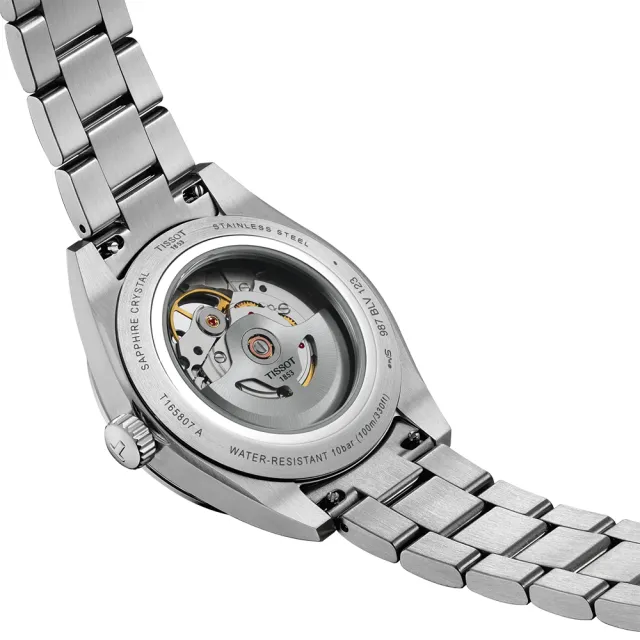 【TISSOT 天梭】紳士時尚80小時動力儲存機械錶-38mm 雙11 送禮(T1658071104100)