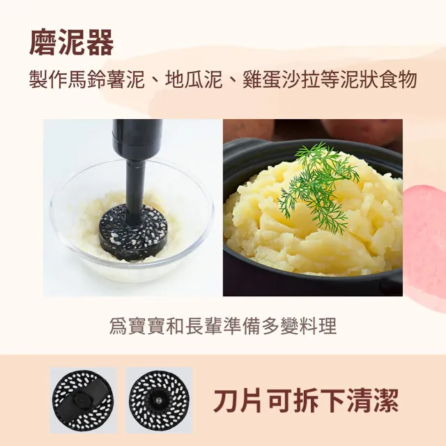 【Cuisinart 美膳雅】不鏽鋼多段速手持式攪拌棒HB-625PCTW