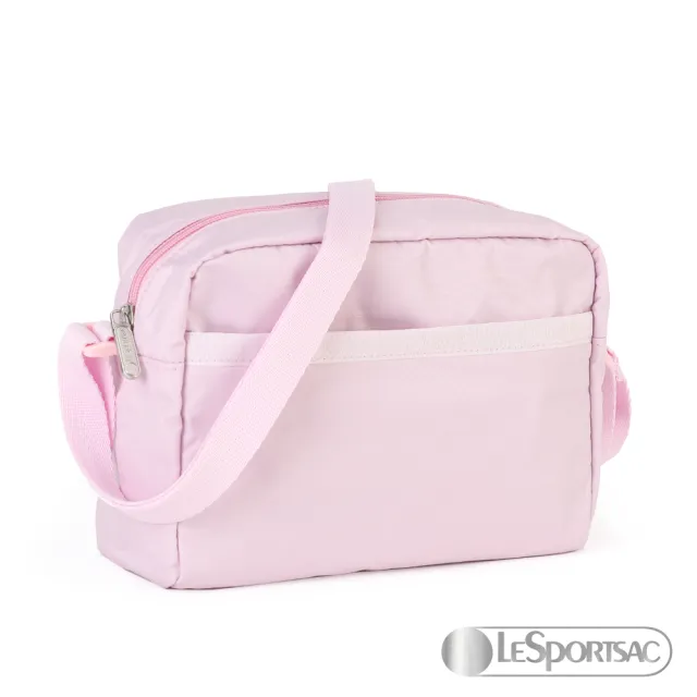 【Lesportsac】側背隨身包(櫻花粉)