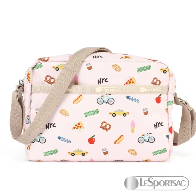 【Lesportsac】側背隨身包(紐約經典)
