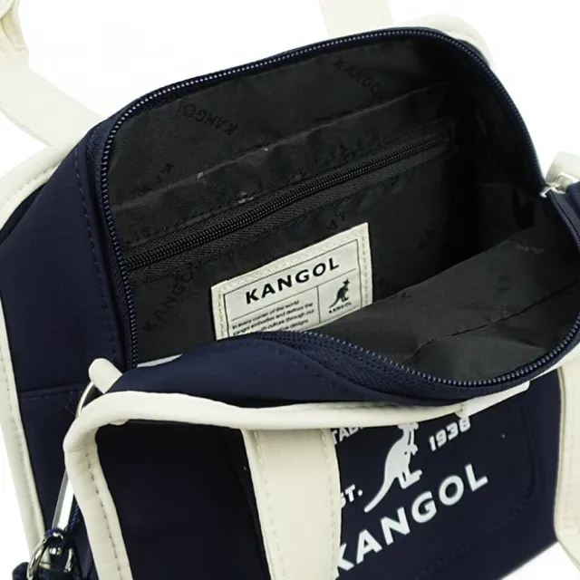 【KANGOL】雙11 女 側背包 肩背 斜背 小側包 深藍(6625170580)